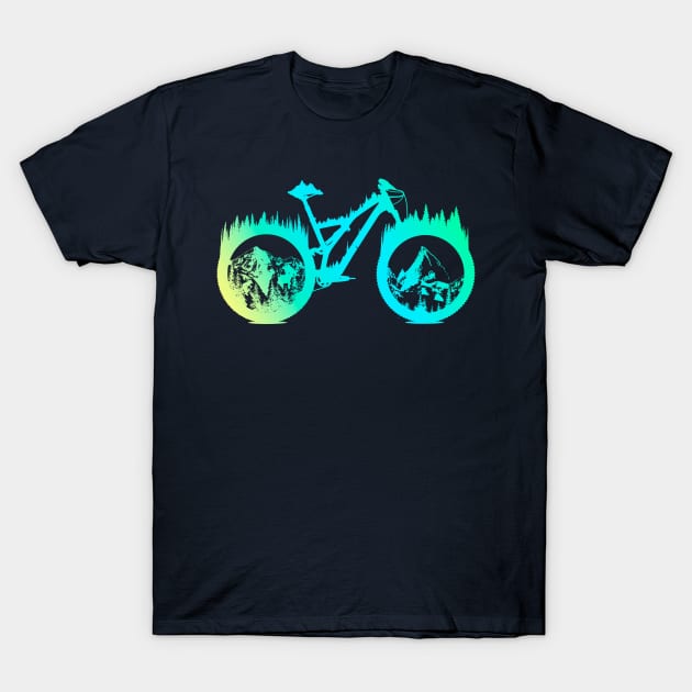 Enduro Bike T-Shirt by OneRedFox